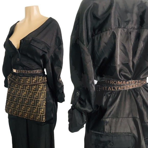 Fendi Zucca Print Convertible Crossbody Fanny Pack Shoulder Bag - Picture 2 of 16